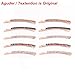 Women's Hair Clip, 10pcs Rhinestone Bobby Pins Metal Crystal Hair Pin Hair Decoration for Lady Girls Brides