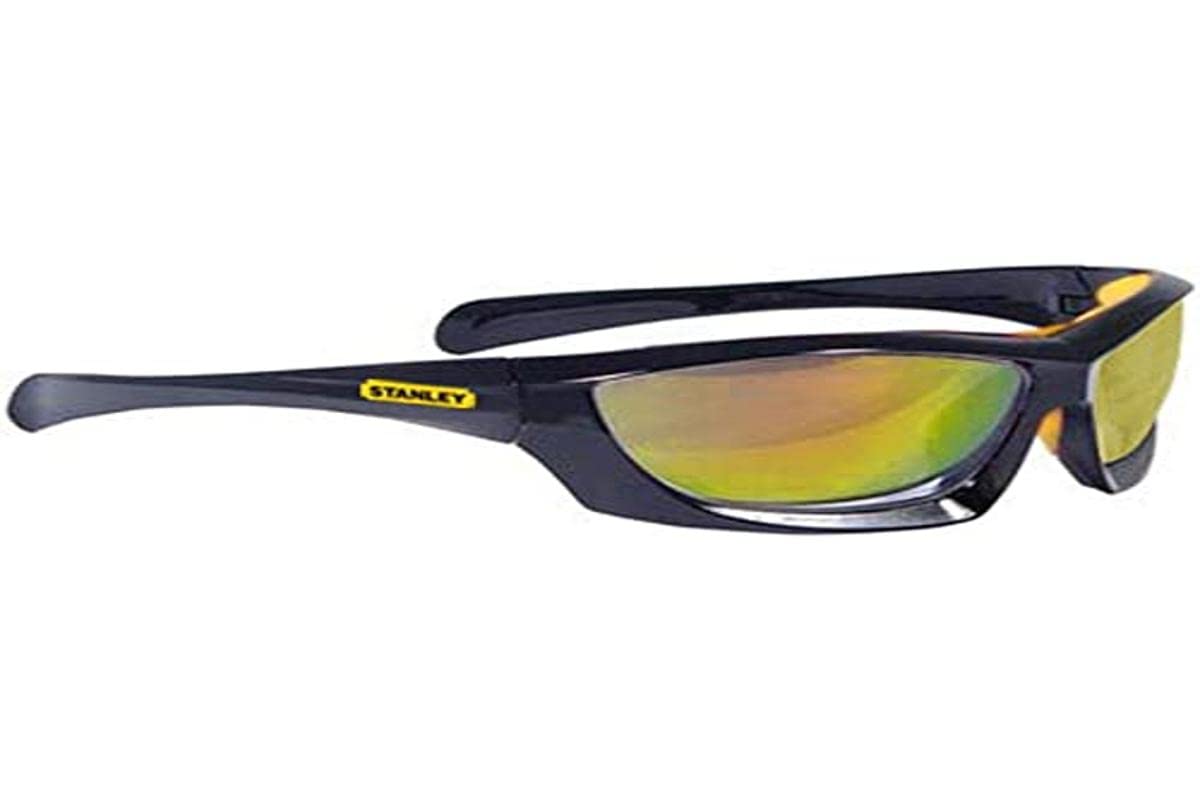 STANLEY SY810YD Safety Glasses with Yellow Mirror Lens