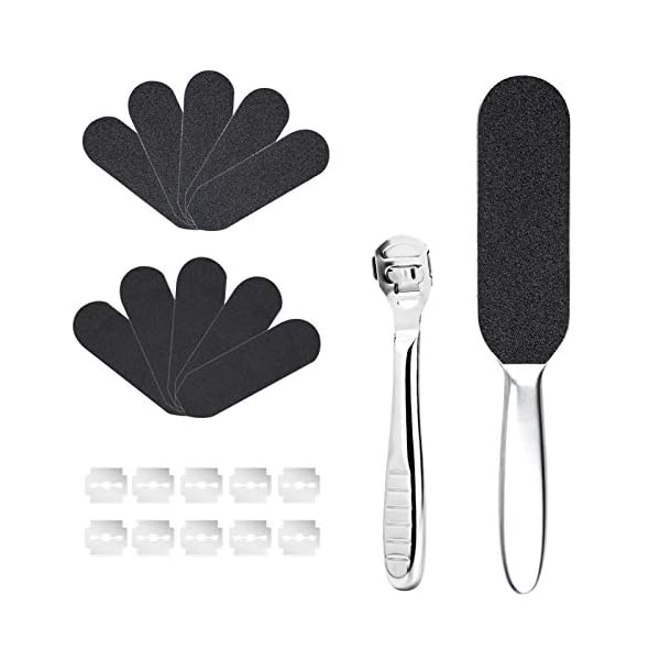Canvalite-Pedicure-Foot-File-Foot-Scraper-Set-Rasp-Callus-Remover-Shaver-Professional-Stainless-Steel-Foot-Care-Tool-for-Hard-Dead-Skin Canvalite Pedicure Foot File Foot Scraper Set Rasp Callus Remover Shaver Professional Stainless Steel Foot Care Tool for…