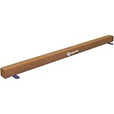 Tumbl Trak 8 Foot Addie Gymnastics Training Suede Balance Beam, High and Low Beam Gymnastics for Home, Non Slip Base, Competition Feel
