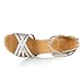 Women's Professional Latin Dance Shoes Satin Salsa Ballroom Wedding Dancing Shoes 2.4'' Heel