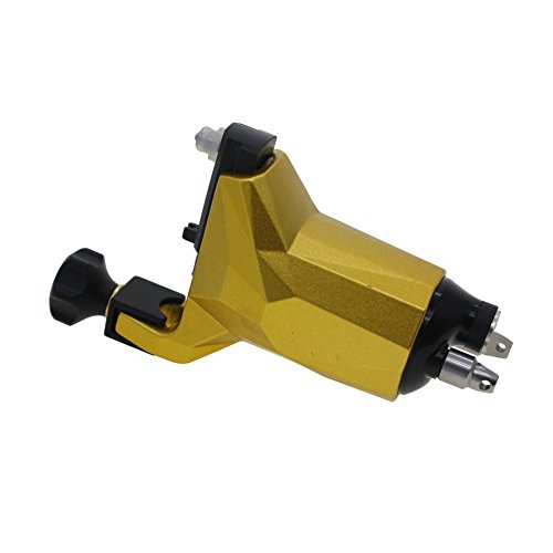 Tattoo Rotary Machine Coreless Motor 3.5mm Stroke Length with DC Tattoo Clip Cord(gold) from Thomas