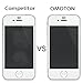 [2 Pack] iPhone 4S / 4 Glass Screen Protector, OMOTON 2.5D Tempered Glass Screen Protector with [9H Hardness] [Premium Crystal Clarity] [Non-Scratch] for iPhone 4S / 4, 3.5 inch