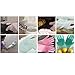 LIVINGENIE 13 Magic SakSak Silicone Brush Scrubber Gloves Heat Resistant, for Dish wash, Cleaning, Pet Hair Care (Mint)