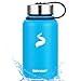 Simple Drink B074FQZWPF Stainless Steel Insulated Water Bottle-Cold 24 Hot 12 Hrs | Reusable Wide Mouth Metal Thermos Flask with Portable Strong Cap for Sports Travel, 100% Leak Proof
