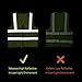 Tekware Safety Vest with High Reflective Strips, Pack of 10 Bright Neon Color Construction Protector with Zipper, Size XXL