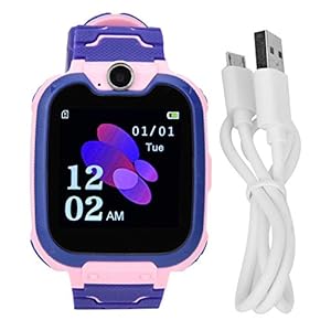 Kid Phone Watch Noodoproep Multifunctionele wekkerhorloge Smart Kid Watch(Roze)