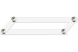 KAJAIA 2 Pcs Leather Stamping Tools Leather Stamp Guide Acrylic Leathercraft Supplies