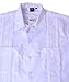 Squish Cuban Style Guayabera Shirt/White