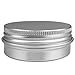 Beauticom Aluminum Silver Tin Metal Storage Containers with Screwtop Lids for DIY Beauty, Cosmetics, Accessories, Travel and More! (12 Pieces, 30G)