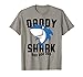 Daddy Shark For Father Grandpa Birthday Halloween Christmas T-Shirt