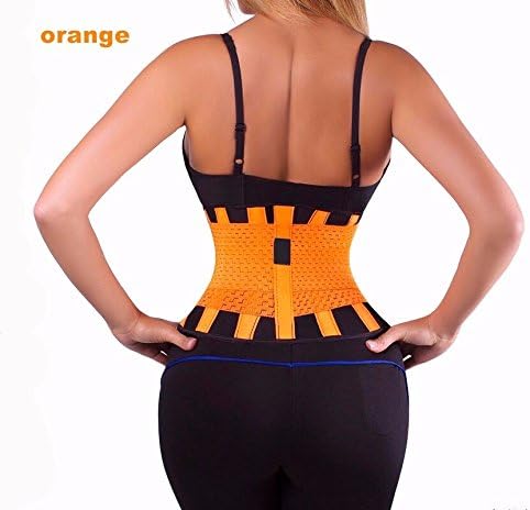 Hubry (TM) Black slimming belt back support lumbar brace belt double pull strap waist pain relief faja para la espalda AFT-Y123