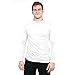 Utopia Wear Men's Casual Regular Fit Mockneck Pullover Sweater Knitted Long Sleeve T-Shirt (US, Alpha, Large, Regular, Regular, White)