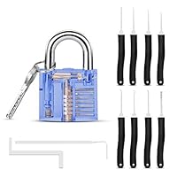 Lock Repair Set with Blue Lock - 9 PCS Tools