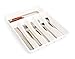 Rubbermaid No Slip Cutlery Tray, Large, White