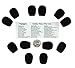 Compete Audio Standard Microphone Windscreens (Microphone Covers) 12-Pack Headset/Lapel (Lavalier) Fitness Leader/Gamer Pack Black primary