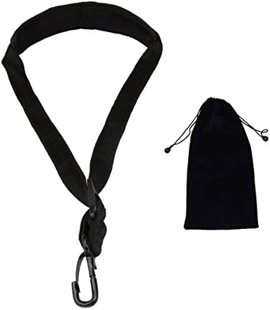Saxophone Neck Strap,Excaoo Saxophone Neck Adjustable Strap with Soft Thick Pad and Metal Hook Fit for Tenor Alto Sax and Clarinets Oboes