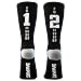 Team Number 21 Half Cushioned Crew Socks - Black, One Size