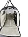 Pawfect Pets Pet Travel Carrier, Soft-Sided with Two Pet Mats for Small Dogs and Cats (Charcoal Grey)