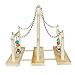 PINVNBY Parrot Playground Birdcage Play Stand Bird Play Gym Wooden Parakeet Perch Playpen for Conure Cockatoo Cockatiel Lovebirds Budgiethumb 1