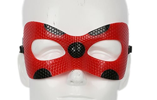 xcoser® Ladybug Eye Mask Adjustable Red Resin Cosplay Accessory Party Props