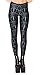 QZUnique Leggings for Women, Halloween Full-Length Printed Legging Footless Elastic Yoga Pants, Regular and Plus Size