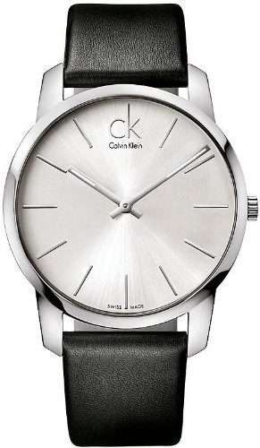 Calvin Klein Men's City Watch - K2G211C6 Silver/Black One Size