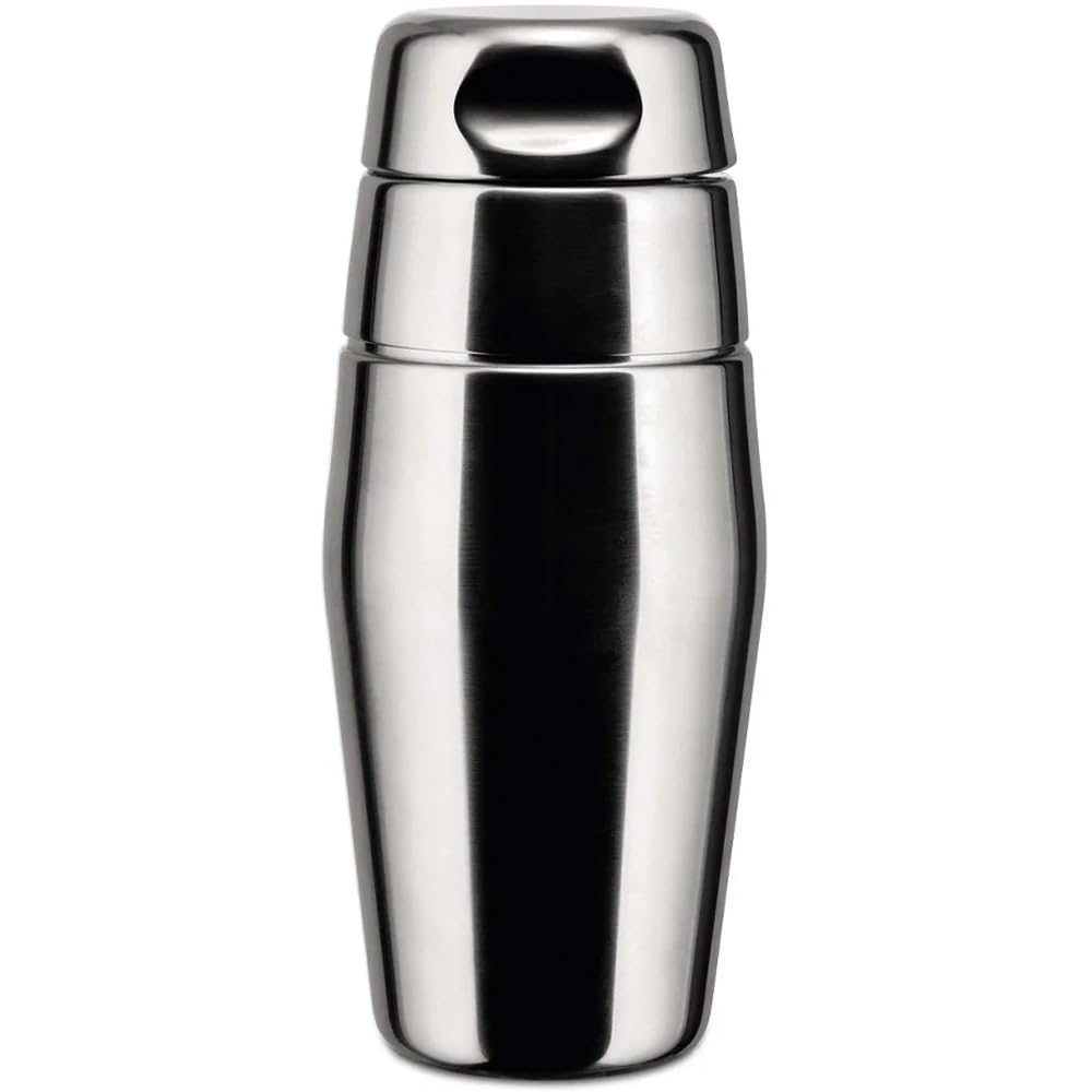 Alessi L 870/50 Cocktail Shaker in 18/10 Stainless Steel Mirror Polished, Silver, 500 ml