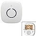 STARPOINT Extra Add-On Battery Operated Receiver for the STARPOINT Expandable Wireless Multi-Unit Long Range Doorbell Chime Alert System, Model LRB, White