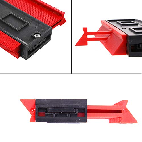 Contour Duplications Gauge Profile Gauge, High Accuracy Easy Master Outline Gauge Marking and Measuring Tool Plastic Digital Caliper Woodwork Tools and Accessories