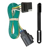 CURT 56245 Vehicle-Side Custom 4-Pin Trailer Wiring Harness for Select Chevrolet Traverse, GMC Acadia, Buick Enclave