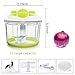 Hand-Powered Food Chopper BliGli Mini Food Chopper, 34 OZ 4 Cups, 1Pack