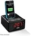 RCA Dual Alarm Clock iPod Charging Station with Digital FM Radio Tuner, Large LED Display, Flexible 30-pin iPod Docking Connector, Sleep Timer, Two Speaker Stereo Sound and a Built-In 3.5mm Auxiliary Cable to Connect and Play your iPod, iPhone and iPad