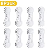 Baby Proofing Cabinet Locks Baby Proof & Child Safety Lock -Adoric 8 Pack Cupboard Baby Latches 3M Adhesive Drawers Locks No Tools or Drilling Required