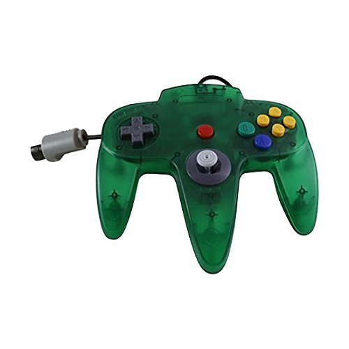 N64 Wired Classic Controller - Clear Green (Certified Refurbished)