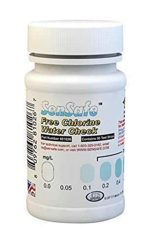 Sensafe Free Chlorine Test Strips (50 Test Strips) 481026