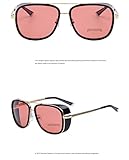 Sun glasses Men Mirrored Designer Brand Glasses Vintage Sun glasses