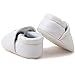 Delebao Baby Boy Girl PU Leather White Shoes Prewalker Slippers Soft Sole Infant Toddler Sneaker (3-6 Months, Gold)
