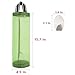 Plastic Bag Holder Sulimy Dispensers Folding Mesh Garbage Bags 2pcs Hanging Storage Bag Trash bags Holder Organizer Recycling Grocery Pocket Containers with 2 Hooks for Home and Kitchen Grey & Green