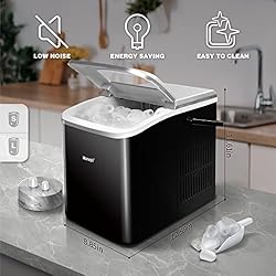 Wanai Ice Makers Countertop, 9 Cubes Ready in 8