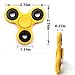NEWBEA Hand Spinner Tri-Spinner Fidget Spinner Toy Stress Reducer - Perfect For ADD, ADHD, Anxiety, and Autism Adult Children (Three wings yellow)