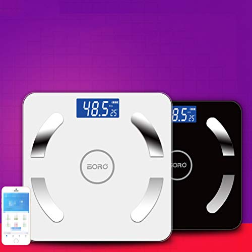 image for LIOOBO Smart bluetooth body weight scale digital fat scale portable bo