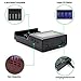 Universal Battery Charger with LCD Display, GOLISI 4- Bay Speedy Smart Battery Charge for Rechargeable Batteries Ni-MH Ni-Cd A AA AAA AAAA C SC, Li-ion 18650 26650 26500 20700 22650 18490 17670