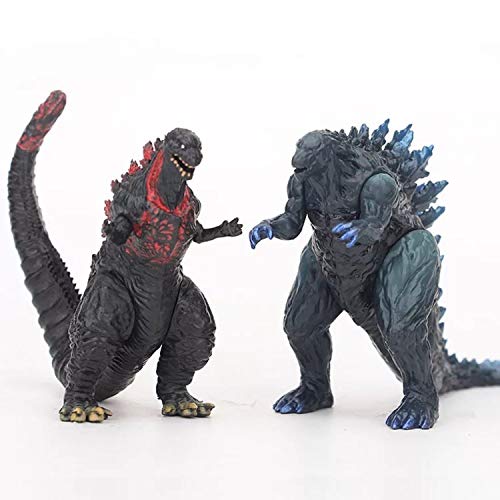 PETON 6pcs Godzilla Mini Figures Dinosaur with Movable Joint Playsets Toys Action Figures Kids Gift - Thumbnail 2