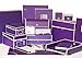Semikolon Magazine Organizer, Plum (33618)