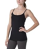 PACT Everyday Super Soft Organic Women's shelf bra camisole Style EA1-WCB