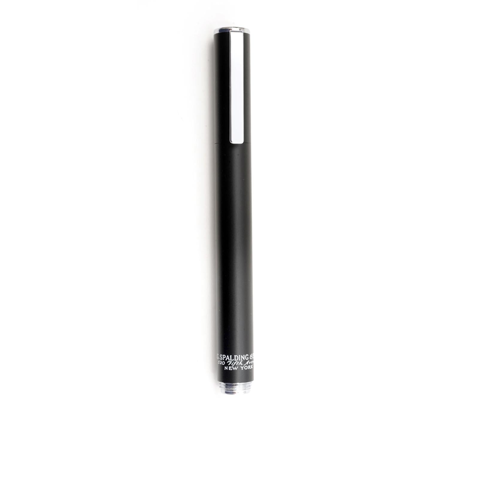 A.G. Spalding & Bros. Compact Stainless Steel Ball Point Pen with Matte Colour (Black)