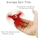 Fidget Spinner, Anti-Anxiety 360 Spinner Helps Focusing Hand Spinner Fidget Premium Quality EDC Spinner Toy for Kids & Adults Stress Reducer Relieves ADHD Anxiety and Boredom (Red)