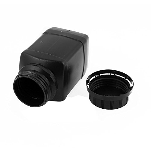 uxcell 10pcs 250ml Plastic Round Wide Mouth Chemical Sample Sealed Reagent Bottle Black - Thumbnail 2