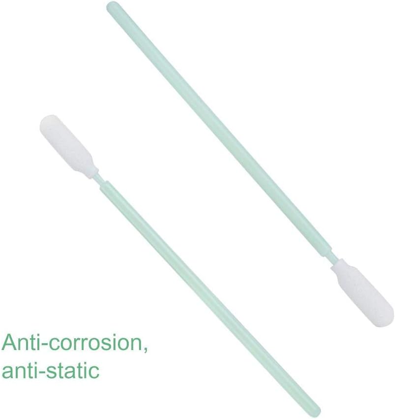 Vbestlife 100pcs Anti-static Foam Cleaning Swabs Round Tip Stick For Printer/Disk/Lens, default - Image 5